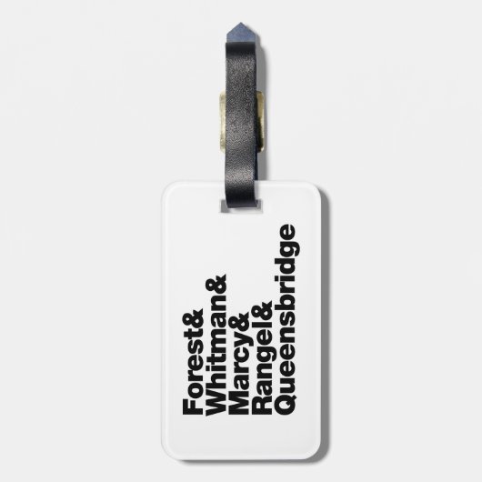 Die Projekte Gepäckanhänger (Rückseite vertikal)