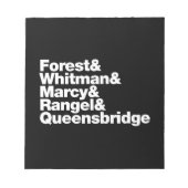 Die Projekte Notizblock (Vorderseite)