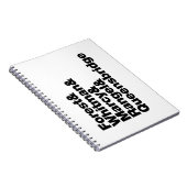 Die Projekte Notizblock (Rechte Seite)