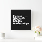 Die Projekte Quadratische Wanduhr (Zuhause)