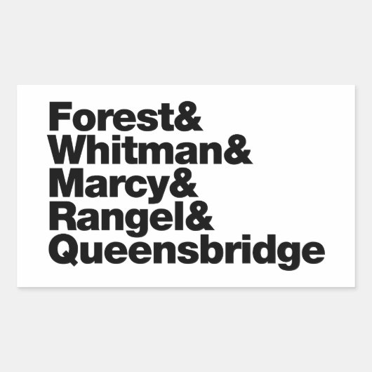 Die Projekte Rechteckiger Aufkleber (Vorderseite)