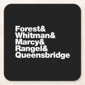 Die Projekte Rechteckiger Pappuntersetzer (Vorderseite)