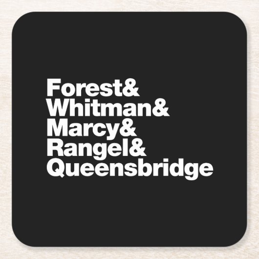 Die Projekte Rechteckiger Pappuntersetzer (Vorderseite)