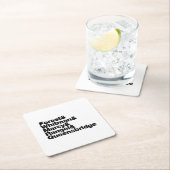 Die Projekte Rechteckiger Pappuntersetzer (Vor Ort)