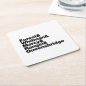 Die Projekte Rechteckiger Pappuntersetzer (angewinkelt)