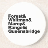 Die Projekte Sandstein Untersetzer (Vorne)