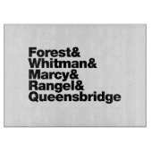 Die Projekte Schneidebrett (Vorderseite)