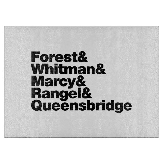 Die Projekte Schneidebrett (Vorderseite)