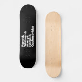 Die Projekte Skateboard (Vorderseite)