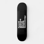 Die Projekte Skateboard (Vorderseite)