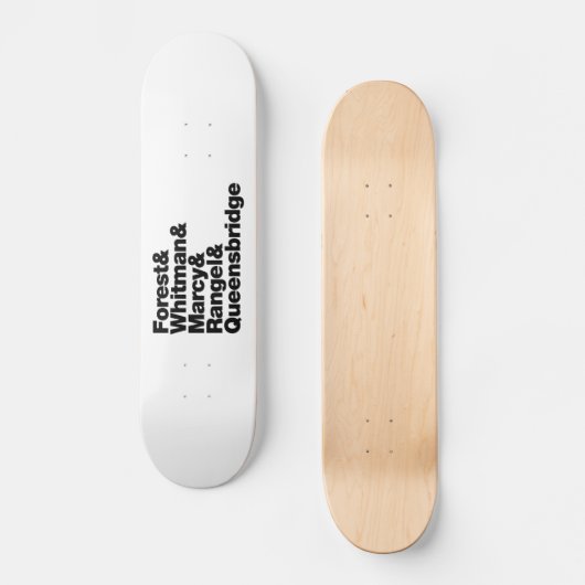 Die Projekte Skateboard (Vorderseite)
