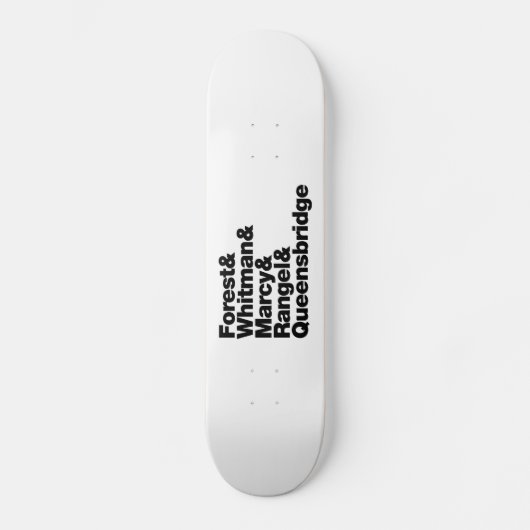 Die Projekte Skateboard (Vorderseite)