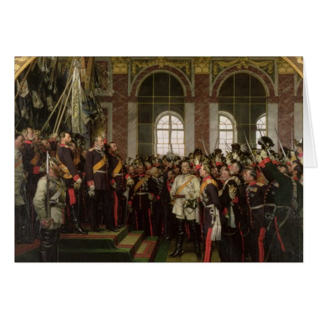 Die Proklamation von Wilhelm (Vorderseite (Horizontal))