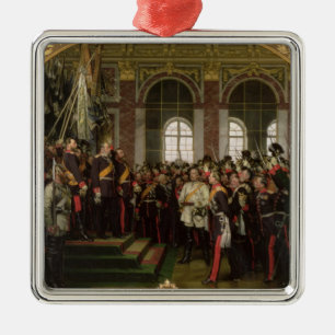Die Proklamation von Wilhelm Silbernes Ornament