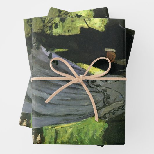 Die Promenade, auch die Trolle von Claude Monet Geschenkpapier Set (Beispiel)