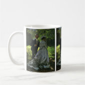 Die Promenade, auch die Trolle von Claude Monet Kaffeetasse (Links)