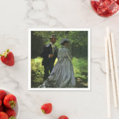 Die Promenade, auch die Trolle von Claude Monet Serviette (Beispiel)