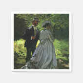 Die Promenade, auch die Trolle von Claude Monet Serviette (Vorderseite)