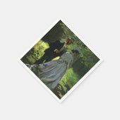 Die Promenade, auch die Trolle von Claude Monet Serviette (Ecke)