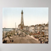 Die Promenade, Blackpool, England Poster (Vorne)