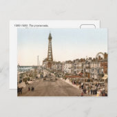 Die Promenade, Blackpool, England Postkarte (Vorne/Hinten)