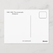 Die Promenade, Blackpool, England Postkarte (Rückseite)