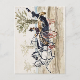 Die Promenade des Anglais in Nizza 1879-1881 Postkarte