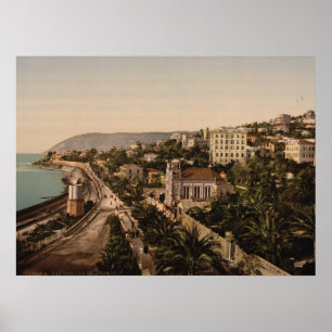 Die Promenade, Sanremo, Ligurien, Italien Poster