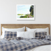 Die Promenade von Claude Monet Leinwanddruck (Insitu (Schlafzimmer))