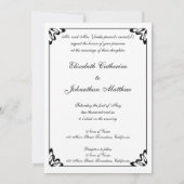 Die Promenaden (Die Stwalzen) von Monet Wedding Einladung (Rückseite)