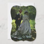 Die Promenaden (Die Stwalzen) von Monet Wedding Einladung (Vorderseite)