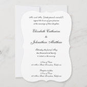 Die Promenaden (Die Stwalzen) von Monet Wedding Einladung (Rückseite)