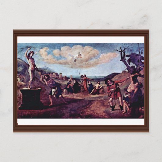 Die Prometheus-Sagen-Malerei-Sequenz Postkarte (Vorderseite)