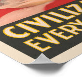 Die Propaganda des Ersten Weltkriegs geweckt Poster (Ecke)