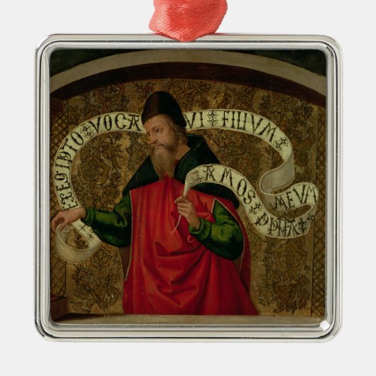 Die Prophet-Amos, 1535 Silbernes Ornament (Vorne)