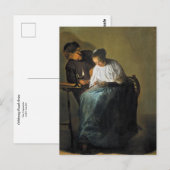 Die Proposition von Judith Leyster Postkarte (Vorne/Hinten)