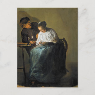 Die Proposition von Judith Leyster Postkarte