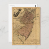 Die Provinz New Jersey Karte (1777) (Vorne/Hinten)