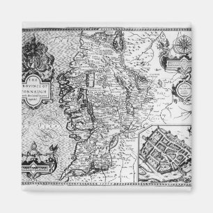Die Provinz von Connaught mit der Stadt von Magnet