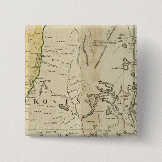 Die Provinzen von Massachusetts Bay Button (Vorderseite)