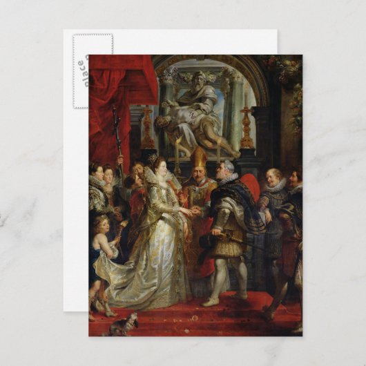 Die Proxy-Ehe Postkarte (Vorne/Hinten)