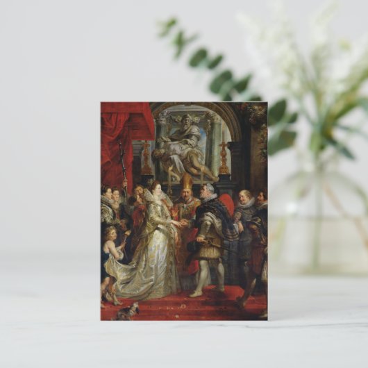 Die Proxy-Ehe Postkarte (Stehend Vorderseite)