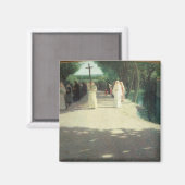 Die Prozession, 1892-1995 Magnet (Vorderseite/Rückseite)