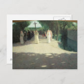 Die Prozession, 1892-1995 Postkarte (Vorne/Hinten)