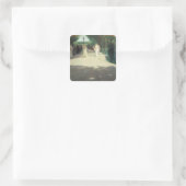 Die Prozession, 1892-1995 Quadratischer Aufkleber (Tasche)