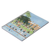 Die Prozession der Boote an Eton Uni Notizblock (Linke Seite)