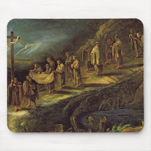 Die Prozession des heiligen Leichentuchs Mousepad (Vorne)
