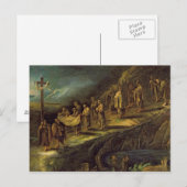 Die Prozession des Heiligen Leichts Postkarte (Vorne/Hinten)