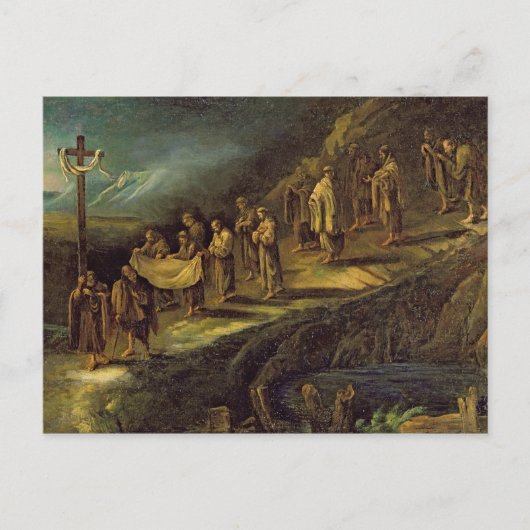 Die Prozession des Heiligen Leichts Postkarte (Vorderseite)