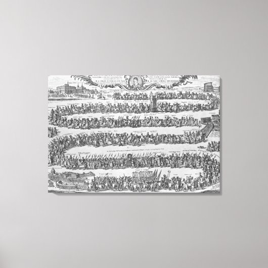 Die Prozession des Papstes unschuldig XII Leinwanddruck (Vorderseite)